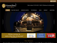 Tablet Screenshot of gooddoghotel.com